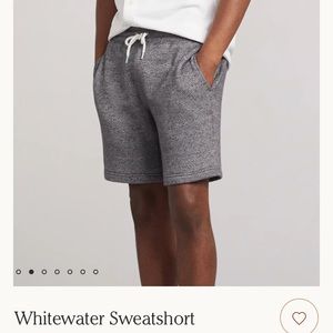 Faherty medium grey sweat shorts